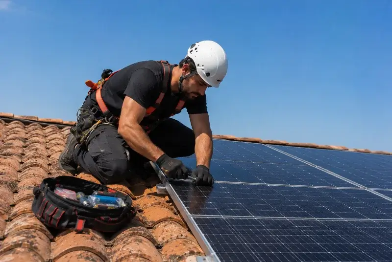 Maintenance et monitoring de panneaux solaires à Briatexte