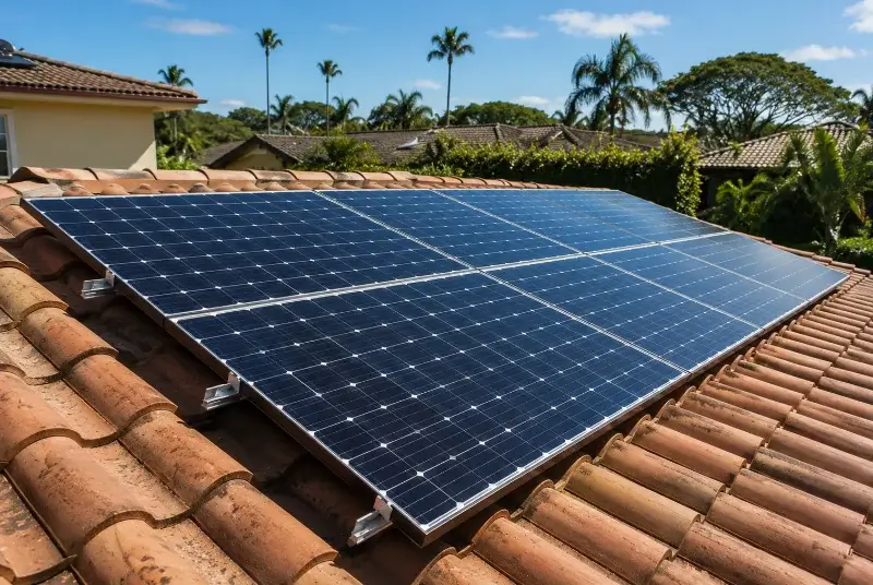 Installation de panneaux solaires à Briatexte